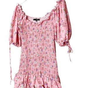 Linjia Shop Drop Waist Dress Poofy Sleeves Women’s Small